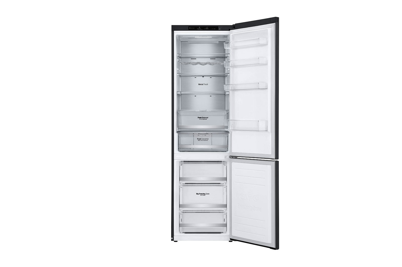 LG ﻿Kombinovaná chladnička LG | A | 99 kWh/rok | Lineární kompresor | DoorCooling+™, GBB92MCB1P