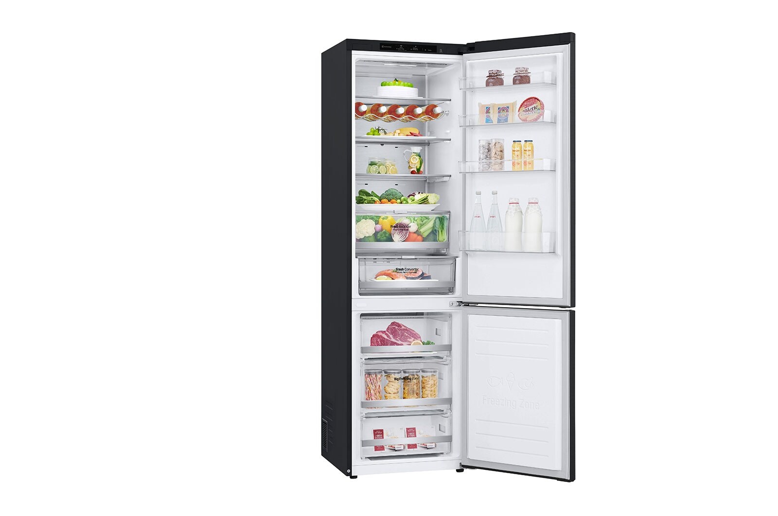 LG ﻿Kombinovaná chladnička LG | A | 99 kWh/rok | Lineární kompresor | DoorCooling+™, GBB92MCB1P