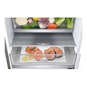LG ﻿Kombinovaná chladnička | C (v rozsahu A až G) | Hrubý objem 419 l | 172 kWh/rok | LG Lineární kompresor | Multi Air Flow | LG ThinQ + WiFi | Door cooling, GBB92STACP