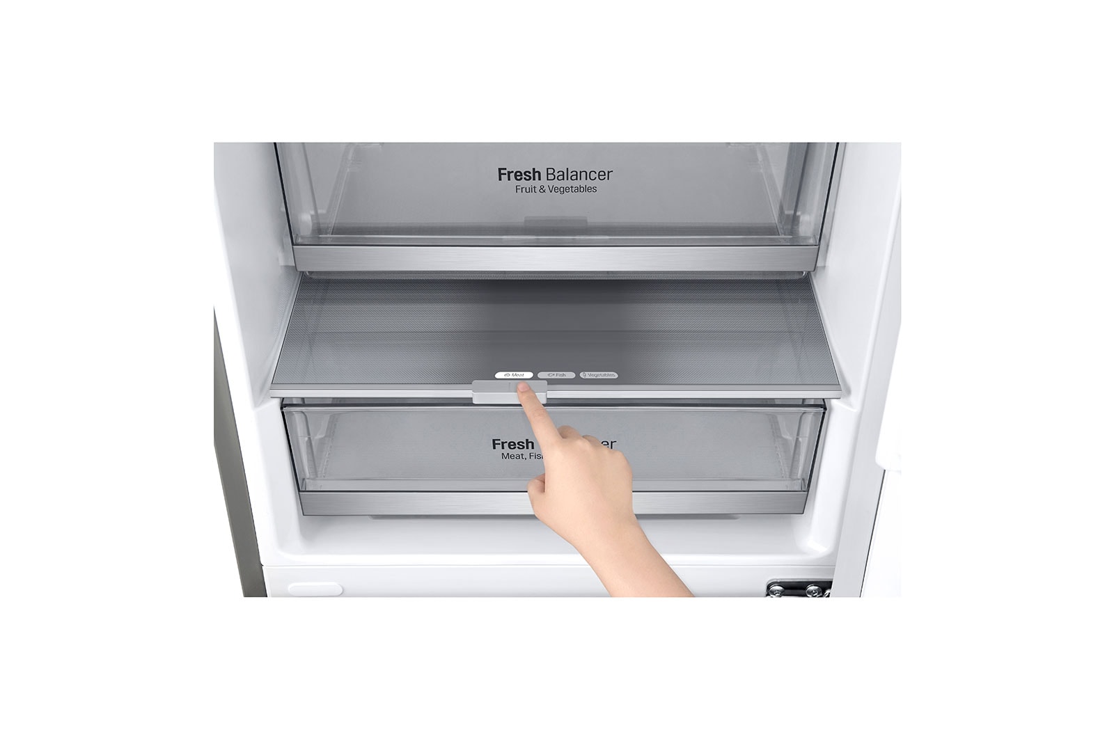 LG ﻿Kombinovaná chladnička | A | Hrubý objem 419 l | 110 kWh/rok | LG Lineární invertorový kompresor | LG Total No Frost | DoorCooling+™ | Vnitřní LED displej | Smart Diagnosis™, GBB92STBAP