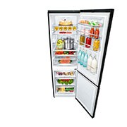 LG Kombinovaná chladnička LG | E | Hrubý objem 394 l |270 kWh/rok | Lineární invertorový kompresor | Multi-Air Flow | ThinQ™ + WiFi, GBB940BMQZT