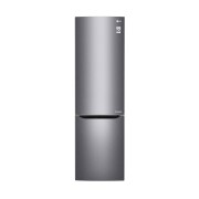 Čelní pohled na Hrubý objem 375 l | 178 kWh/rok | LG Lineární invertorový kompresor | LG Total No Frost | Multi-Air Flow™ | NatureFRESH | Vnitřní LED displej | Smart Diagnosis™ GBP20DSCFS