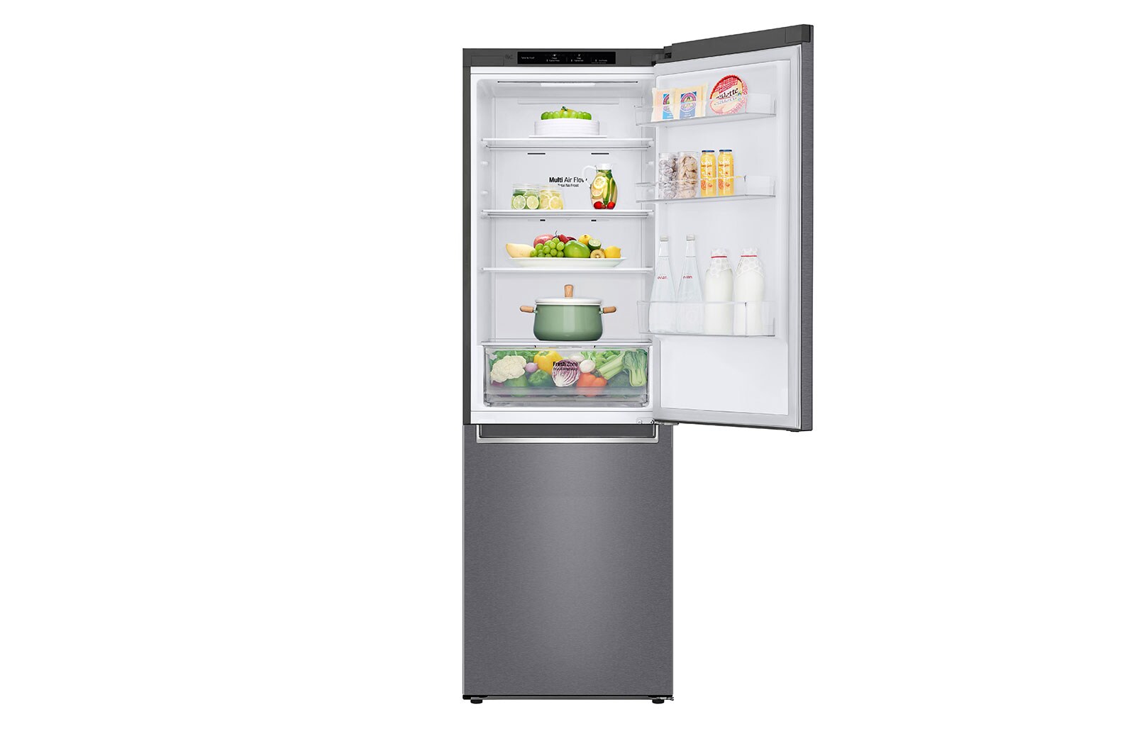 LG Kombinovaná chladnička LG | D | 344 l | Smart invertorový kompresor | DoorCooling+™, GBP31DSLZN