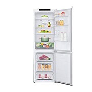 LG ﻿Kombinovaná chladnička | D | Hrubý objem 373 l | 214 kWh/rok | LG Lineární invertorový kompresor | Multi Air Flow™ | Smart Diagnosis™ | Door cooling™, GBP61SWPFN