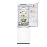 LG ﻿Kombinovaná chladnička | D | Hrubý objem 373 l | 214 kWh/rok | LG Lineární invertorový kompresor | Multi Air Flow™ | Smart Diagnosis™ | Door cooling™, GBP61SWPFN