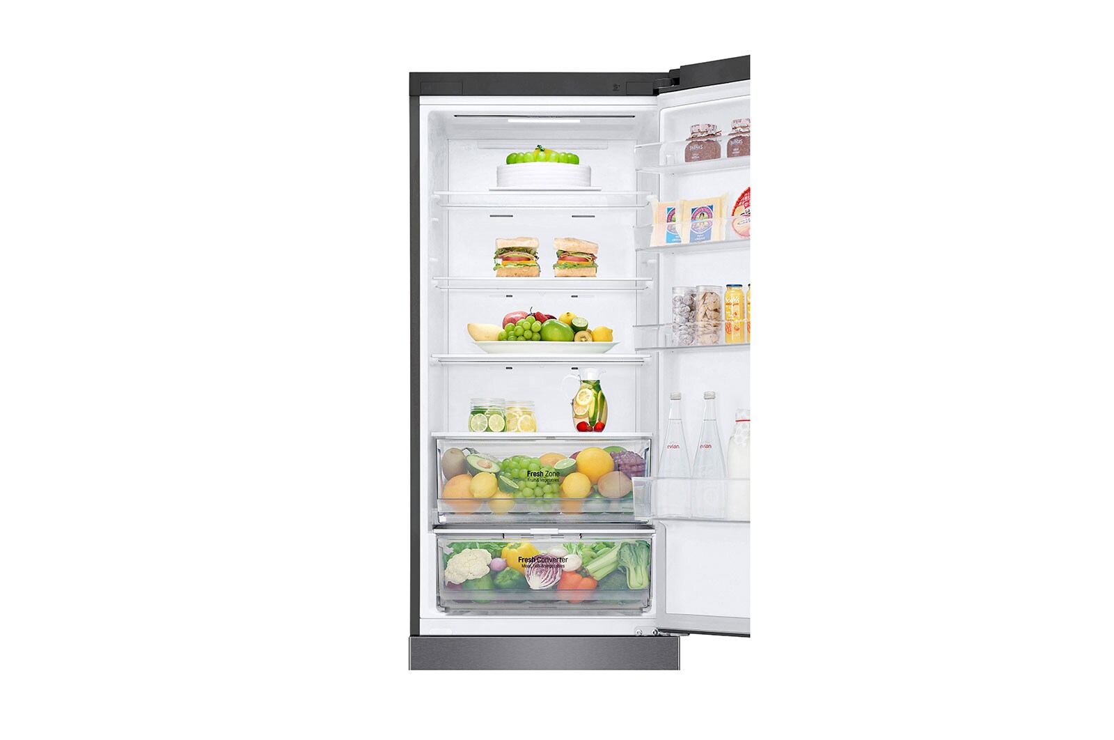 LG Kombinovaná chladnička LG | C | 387 l | Smart Invertorový kompresor | DoorCooling+™, GBP62DSXCC1