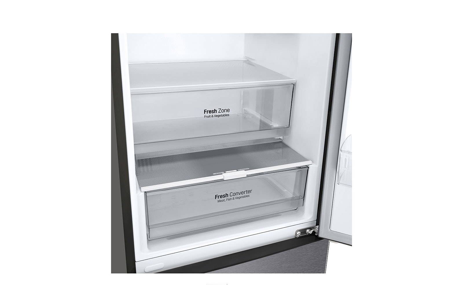 LG ﻿Kombinovaná chladnička | C (v rozsahu A až G) | Hrubý objem 419 l | 172 kWh/rok | LG Lineární kompresor | Multi Air Flow | Smart Diagnosis™ | Door cooling, GBP62DSXCC