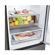 LG ﻿Kombinovaná chladnička | C (v rozsahu A až G) | Hrubý objem 419 l | 172 kWh/rok | LG Lineární kompresor | Multi Air Flow | Smart Diagnosis™ | Door cooling, GBP62DSXCC