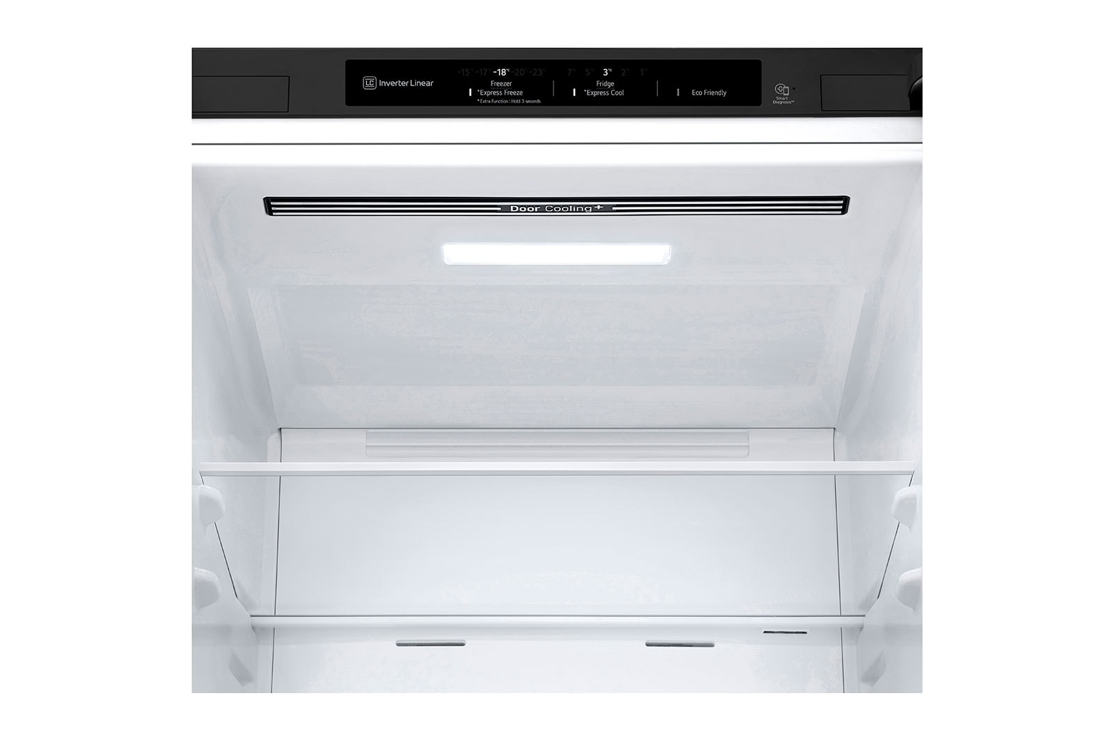 LG Kombinovaná chladnička LG | A | 384 l | Lineární kompresor | DoorCooling+™|Černá/šedá, GBP62MCNAC