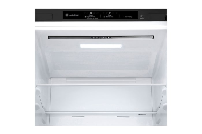 LG Kombinovaná chladnička LG | A | 384 l | Lineární kompresor | DoorCooling+™|Černá/šedá, GBP62MCNAC