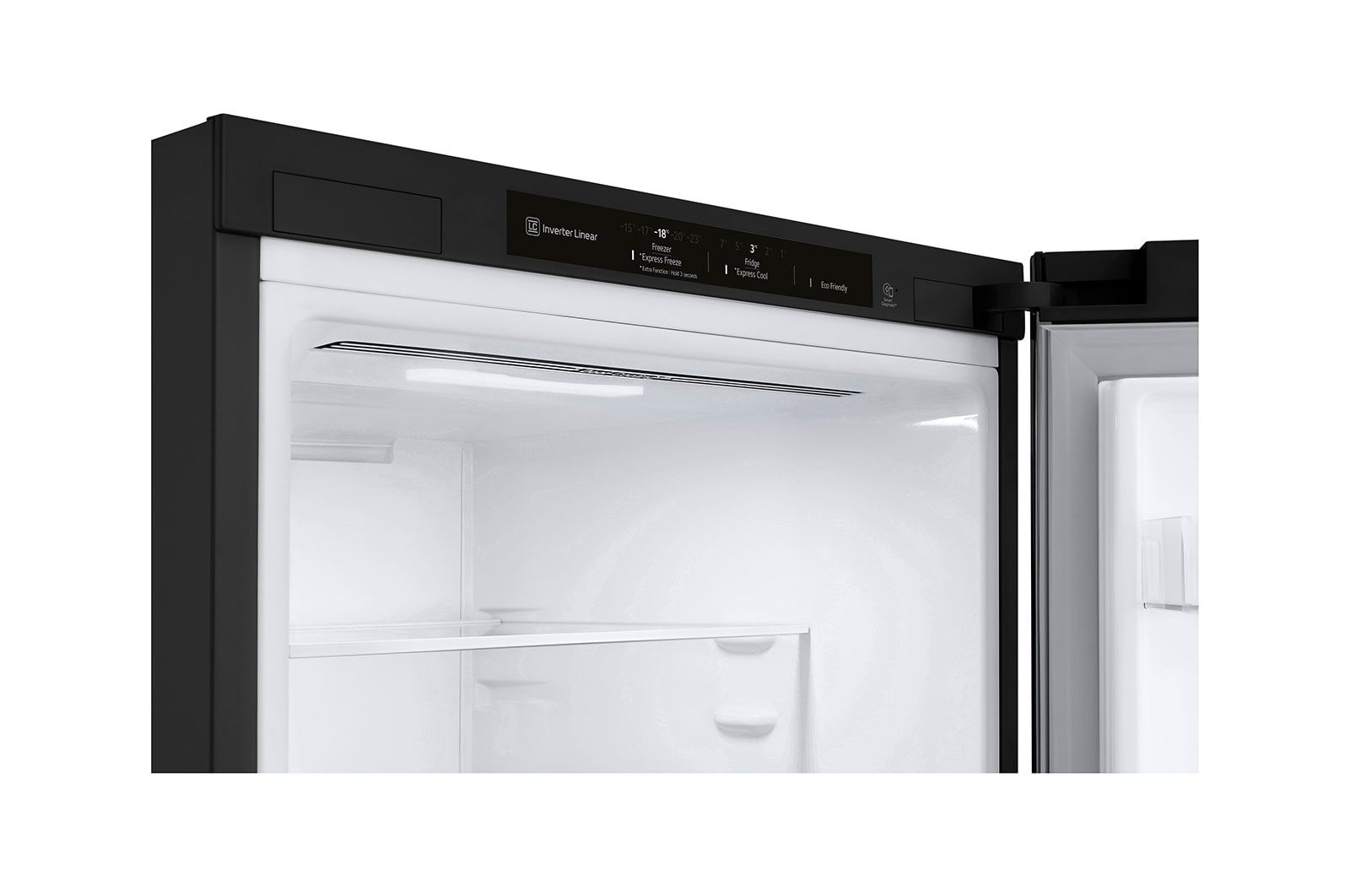 LG Kombinovaná chladnička LG | A | 384 l | Lineární kompresor | DoorCooling+™|Černá/šedá, GBP62MCNAC