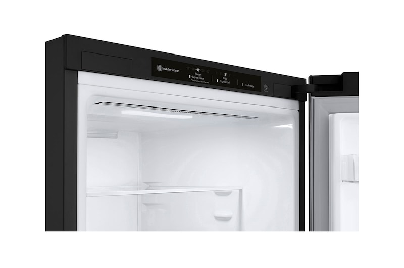 LG Kombinovaná chladnička LG | A | 384 l | Lineární kompresor | DoorCooling+™|Černá/šedá, GBP62MCNAC