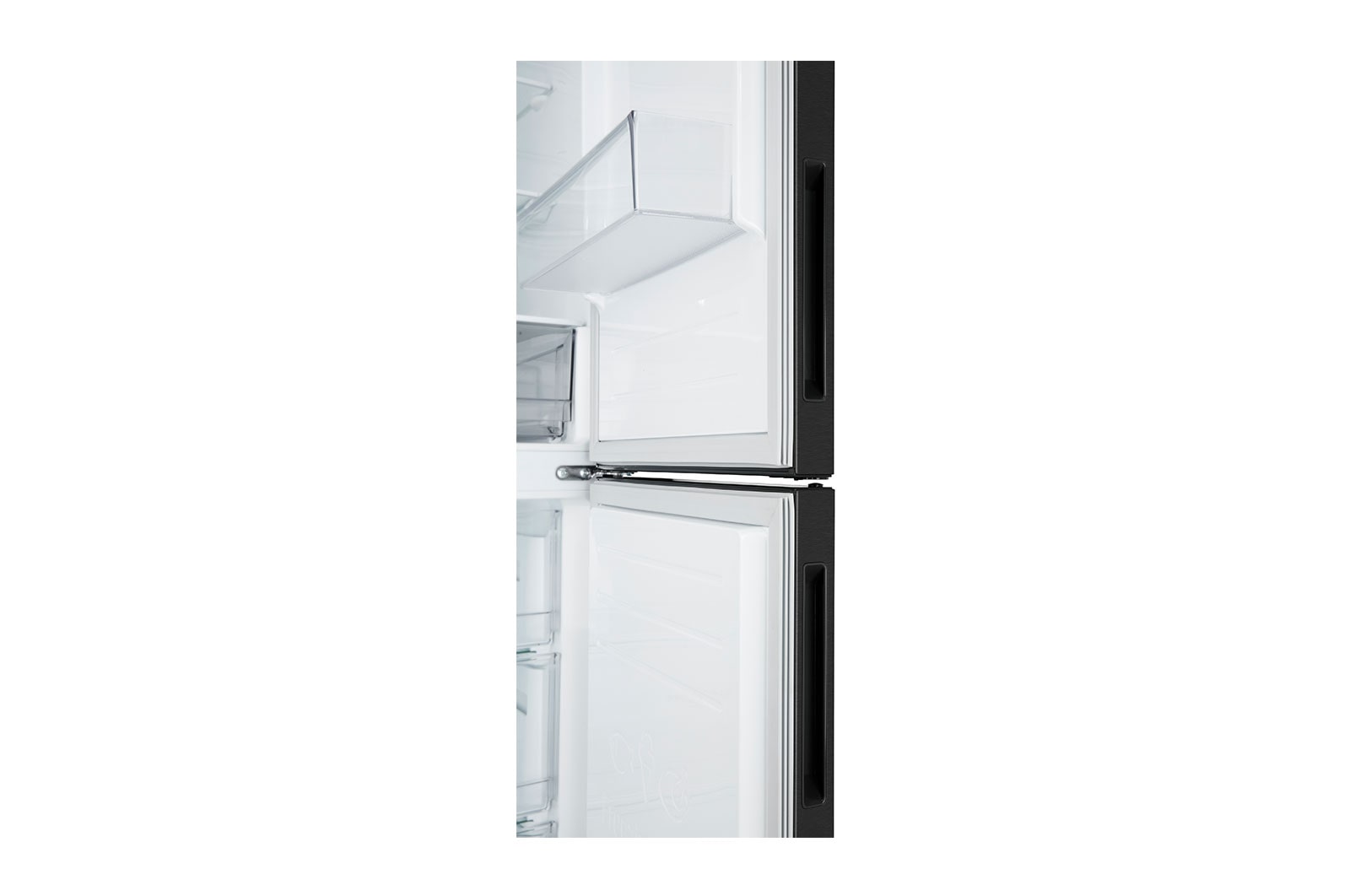 LG Kombinovaná chladnička LG | A | 384 l | Lineární kompresor | DoorCooling+™|Černá/šedá, GBP62MCNAC