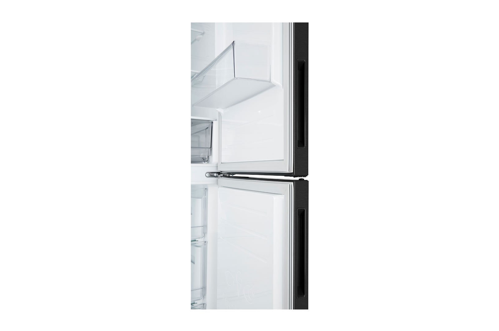 LG Kombinovaná chladnička LG | A | 384 l | Lineární kompresor | DoorCooling+™|Černá/šedá, GBP62MCNAC