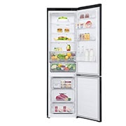 LG Kombinovaná chladnička LG | A | 384 l | Lineární kompresor | DoorCooling+™|Černá/šedá, GBP62MCNAC