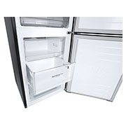 LG Kombinovaná chladnička LG | A | 384 l | Lineární kompresor | DoorCooling+™|Černá/šedá, GBP62MCNAC