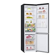 LG Kombinovaná chladnička LG | A | 384 l | Lineární kompresor | DoorCooling+™|Černá/šedá, GBP62MCNAC
