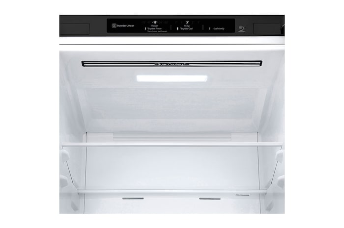 LG Kombinovaná chladnička LG | B | 384 l | DoorCooling+™ | Černá/šedá, GBP62MCNBC