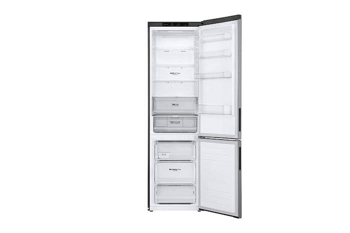 LG Kombinovaná chladnička LG | A | 384 l | Lineární kompresor | DoorCooling+™|Stříbrná, GBP62PZNAC