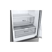 LG Kombinovaná chladnička LG | A | 384 l | Lineární kompresor | DoorCooling+™|Stříbrná, GBP62PZNAC