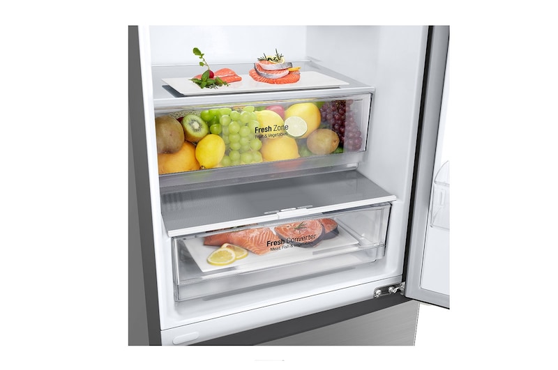LG Kombinovaná chladnička LG | C | Smart invertorový kompresor | DoorCooling+™, GBP62PZNCN1