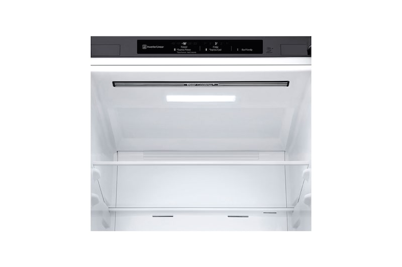 LG Kombinovaná chladnička LG | B | 384 l | Lineární kompresor | DoorCooling+™|Stříbrná, GBP62PZTBC