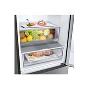 LG Kombinovaná chladnička LG | C | 384 l | Smart invertorový kompresor |Stříbrná, GBP62PZXCC1