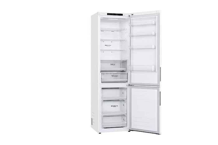 LG Kombinovaná chladnička LG | B | 384 l | Lineární kompresor | DoorCooling+™|Bílá, GBP62SWNBC