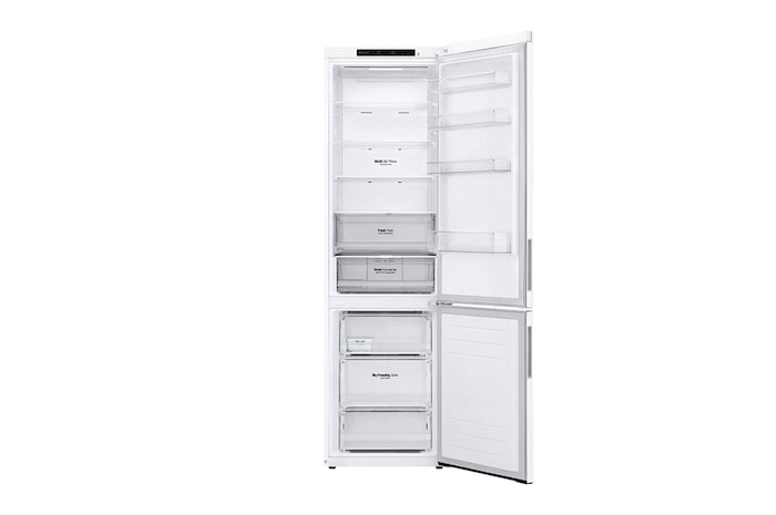 LG Kombinovaná chladnička LG | B | 384 l | Lineární kompresor | DoorCooling+™|Bílá, GBP62SWNBC