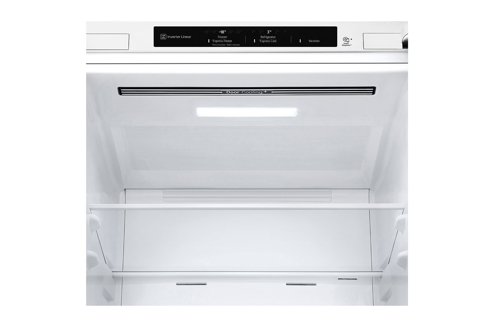 LG Kombinovaná chladnička LG | B | 384 l | Lineární kompresor | DoorCooling+™|Bílá, GBP62SWNBC