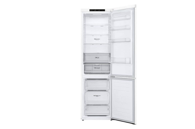 LG 384L DoorCooling+™Kombinovaná chladnička,Bílá, GBP62SWNCN1