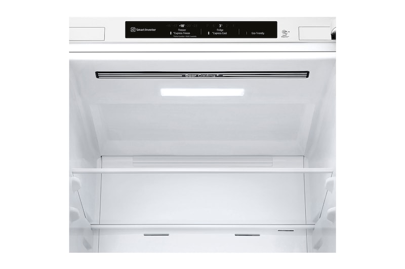 LG 384L DoorCooling+™Kombinovaná chladnička,Bílá, GBP62SWNCN1