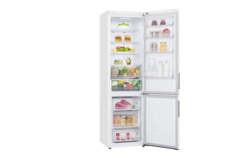 LG Kombinovaná chladnička LG | C | Smart invertorový kompresor | Door cooling+™, GBP62SWXCC1