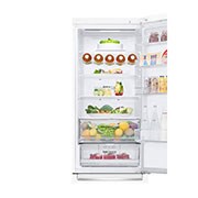 LG ﻿Kombinovaná chladnička | C | Hrubý objem 419 l | 172 kWh/rok | LG Smart invertorový kompresor | LG Total No Frost | DoorCooling+™ | Vnější LED displej | LG ThinQ + WiFi, GBP62SWXCC