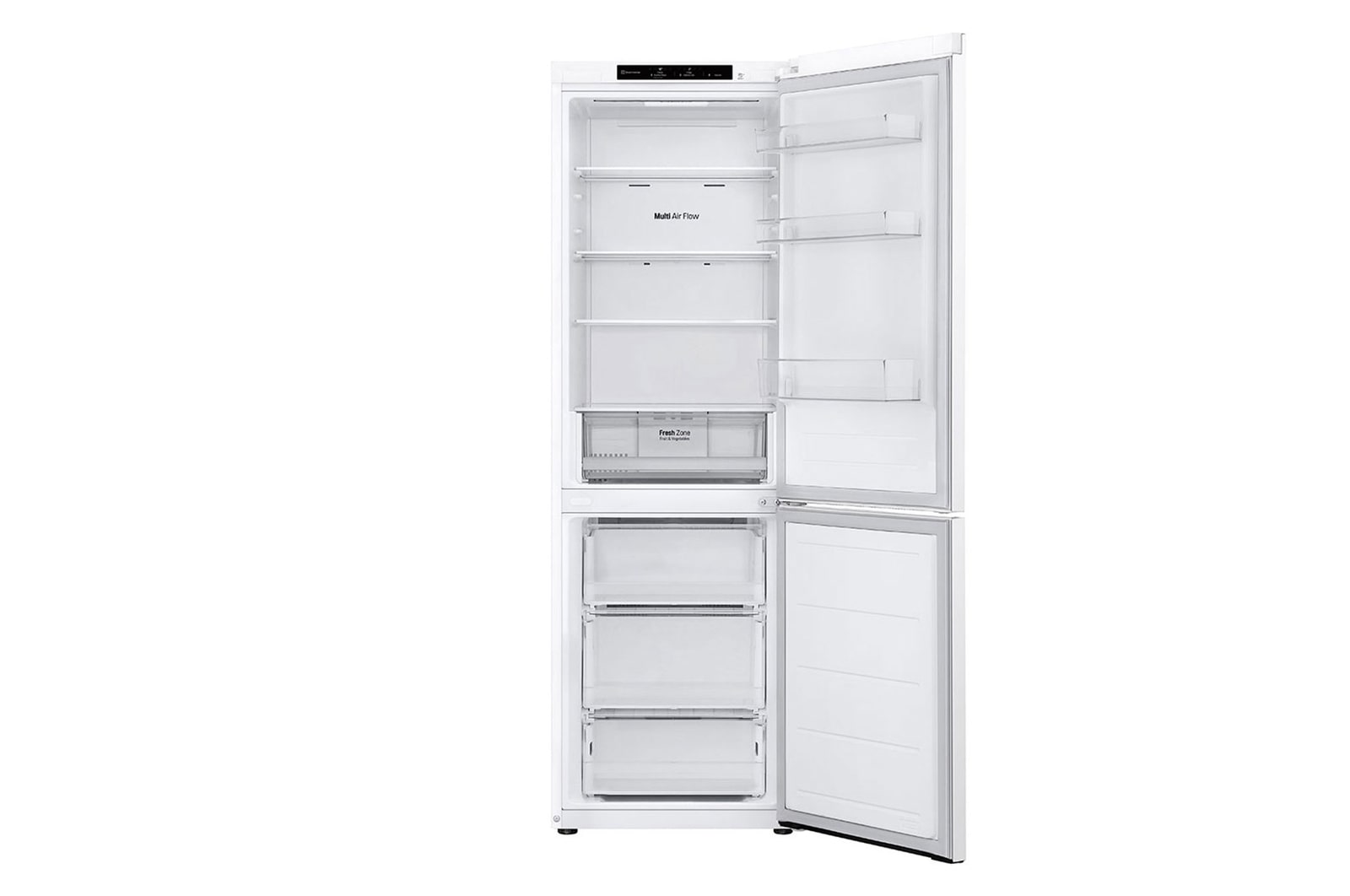 front view and double door open without item