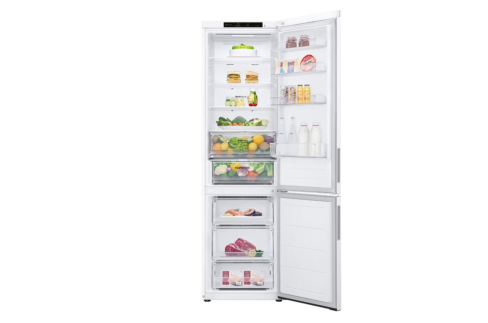 LG Kombinovaná chladnička LG | C | 387 l | DoorCooling+™|Bílá, GBV22NCCSW