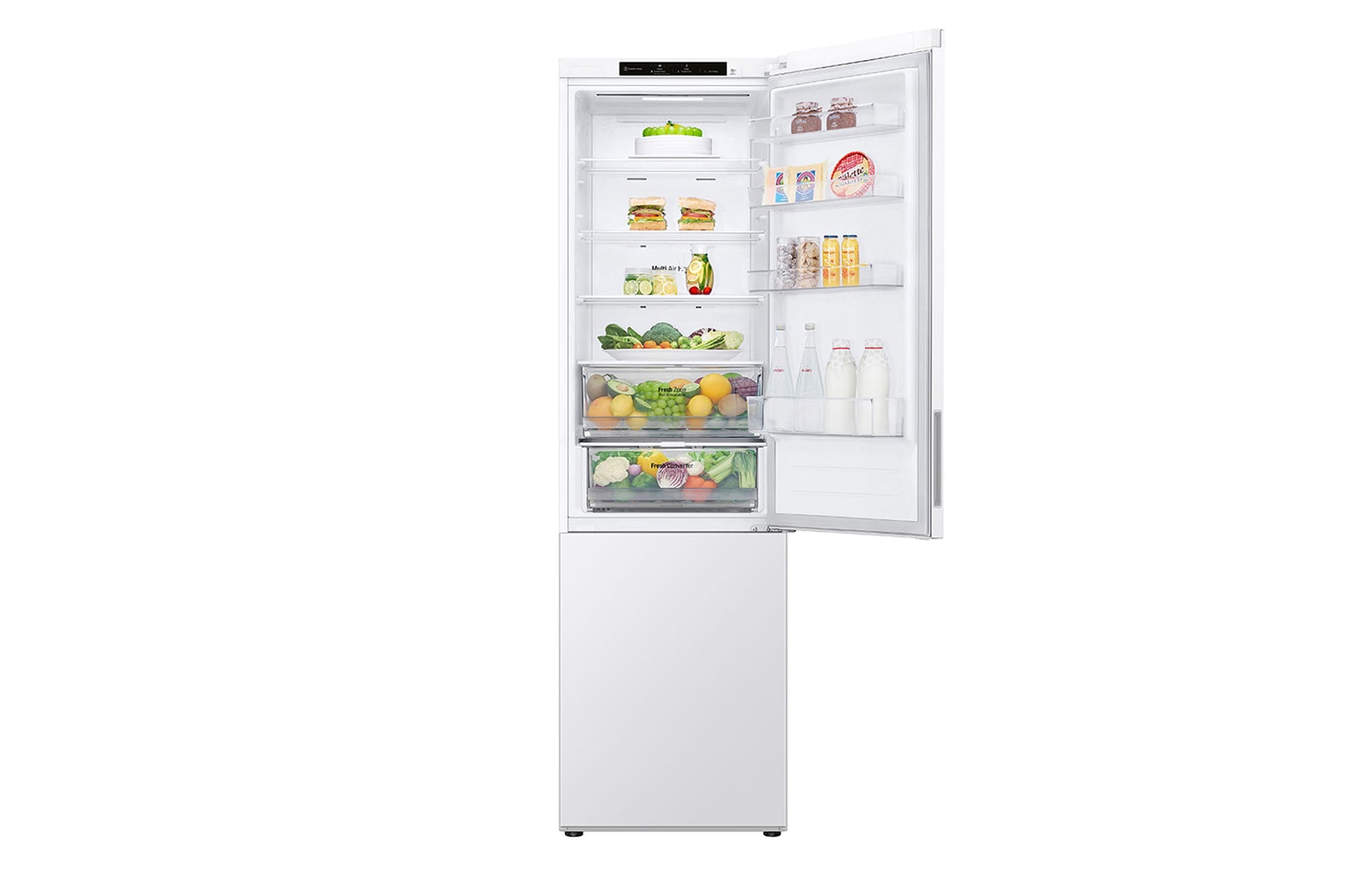 LG Kombinovaná chladnička LG | C | 387 l | DoorCooling+™|Bílá, GBV22NCCSW