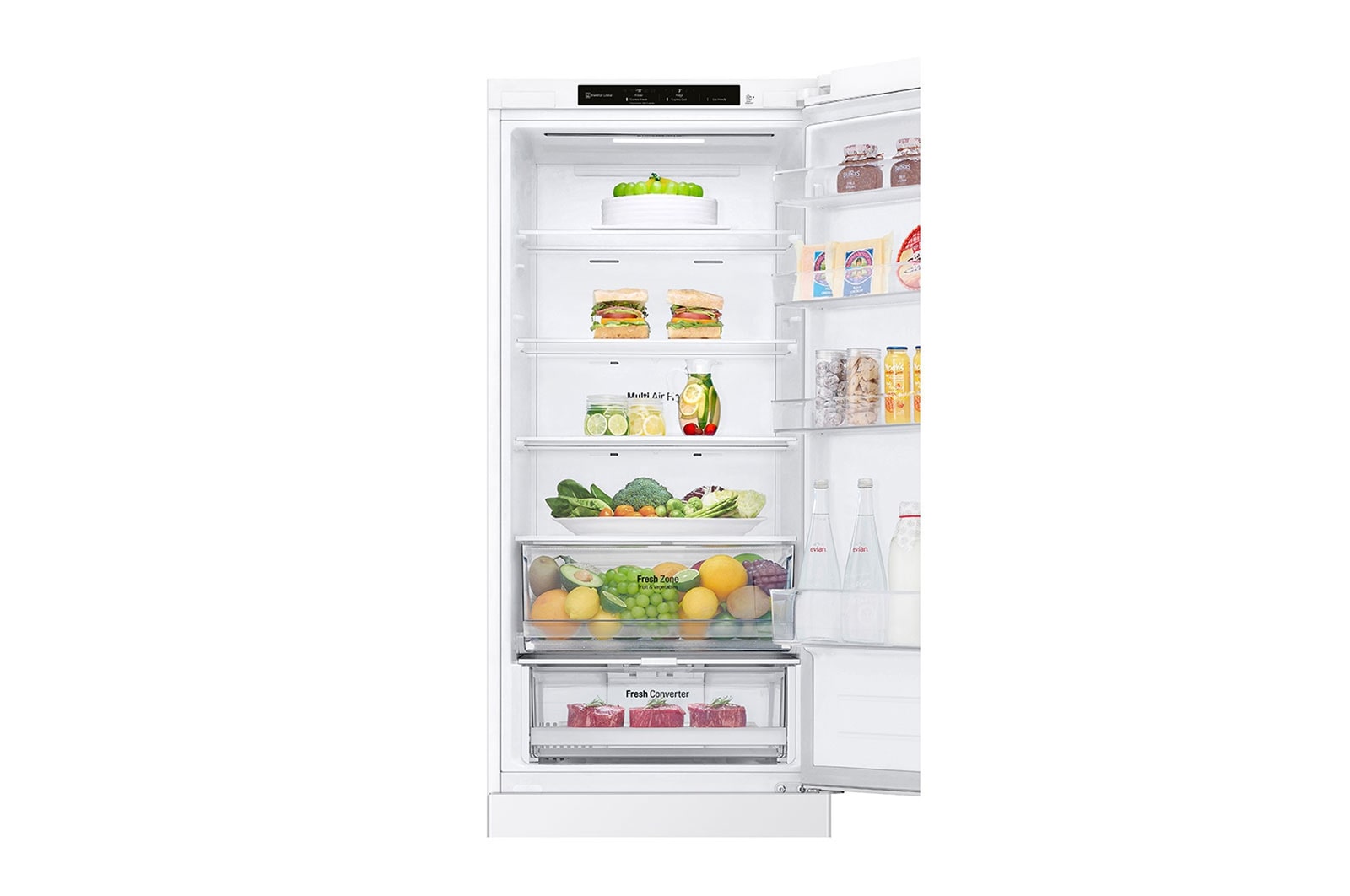 LG Kombinovaná chladnička LG | C | 387 l | DoorCooling+™|Bílá, GBV22NCCSW