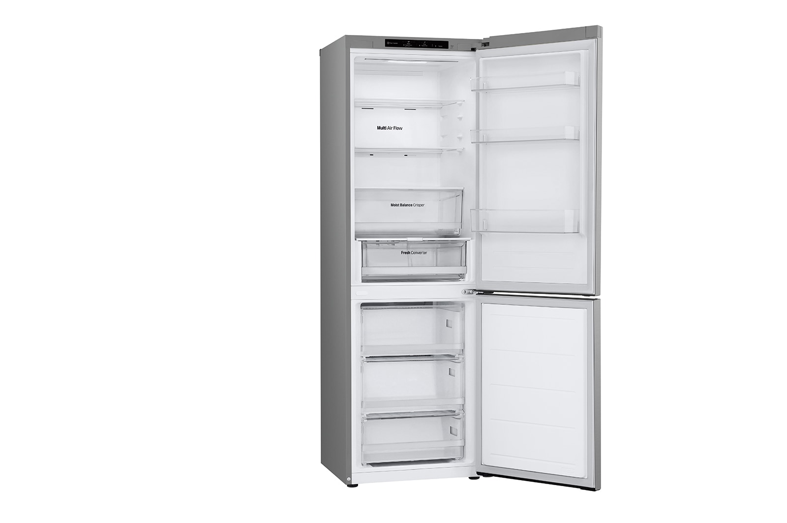 LG Kombinovaná chladnička LG | C | 344 l | Smart Invertorový kompresor |Stříbrná, GBV3100CPY