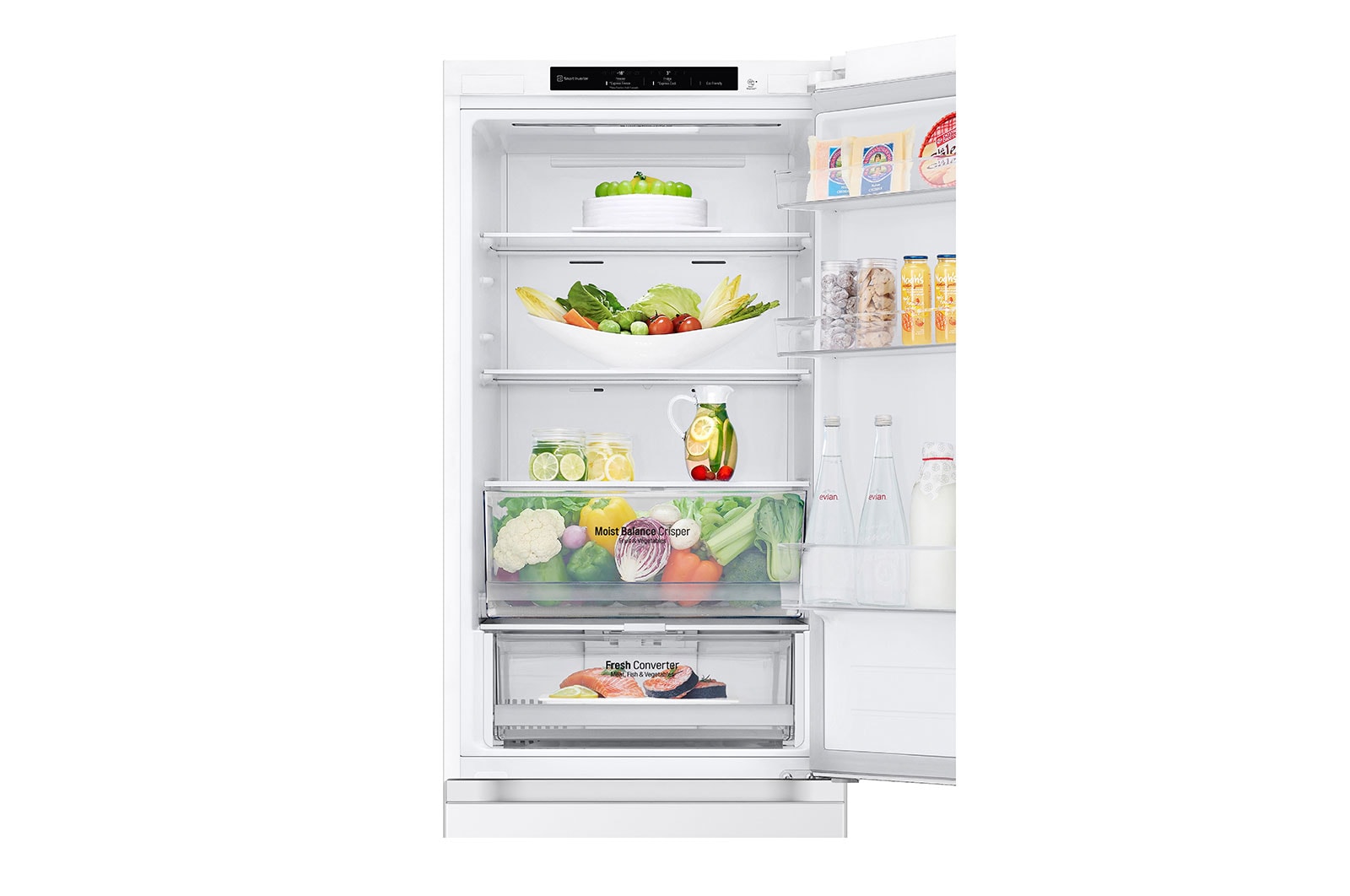 LG Kombinovaná chladnička LG | C | 344 l | Smart Invertorový kompresor |Bílá, GBV3100CSW