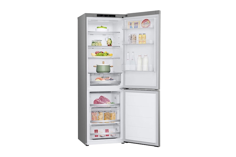 LG Kombinovaná chladnička LG | C | 344 l | Smart Invertorový kompresor |Stříbrná, GBV31E0CPY