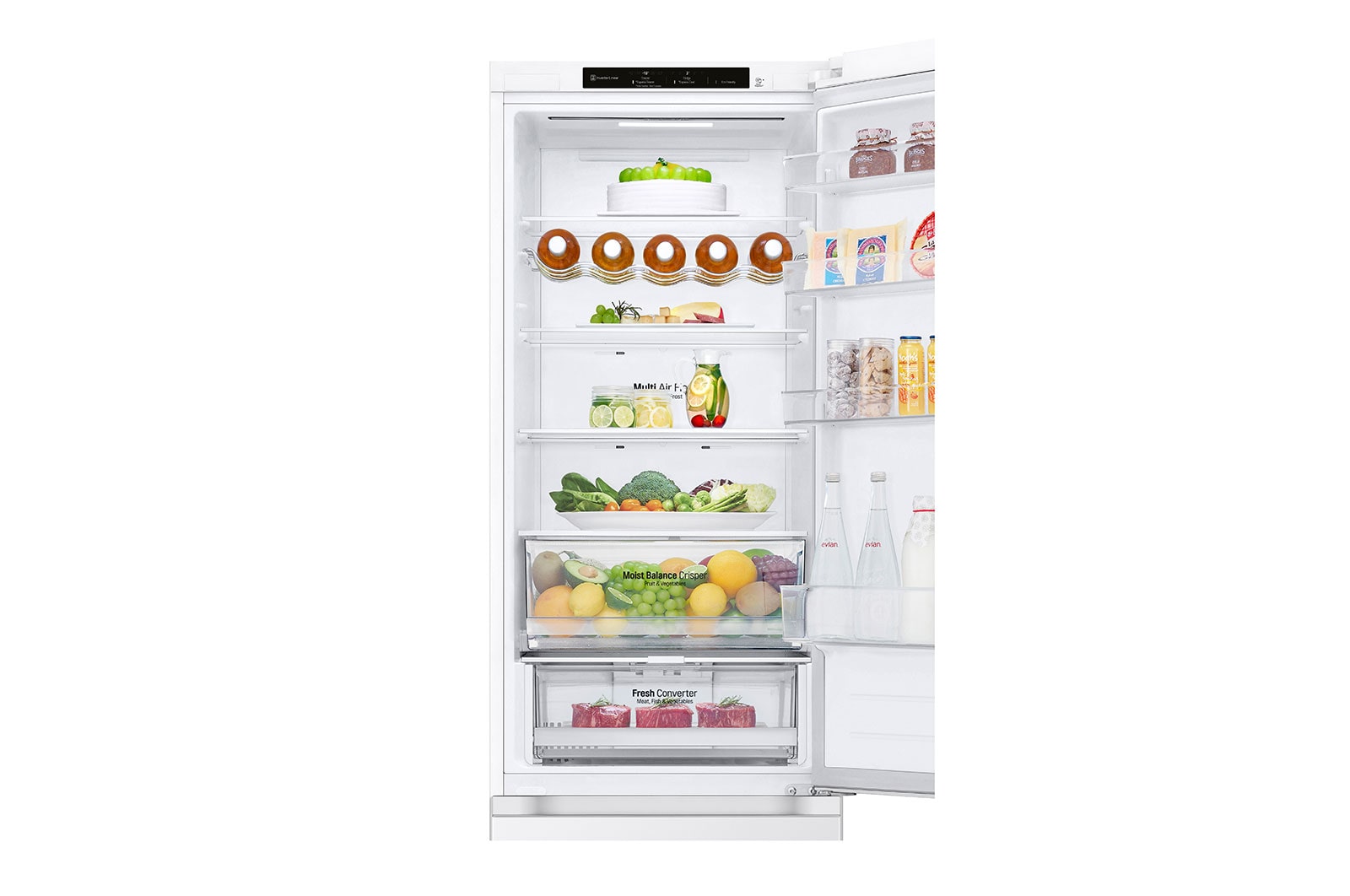 LG Kombinovaná chladnička LG | C | 387 l | Smart Invertorový kompresor |Bílá, GBV3200CSW
