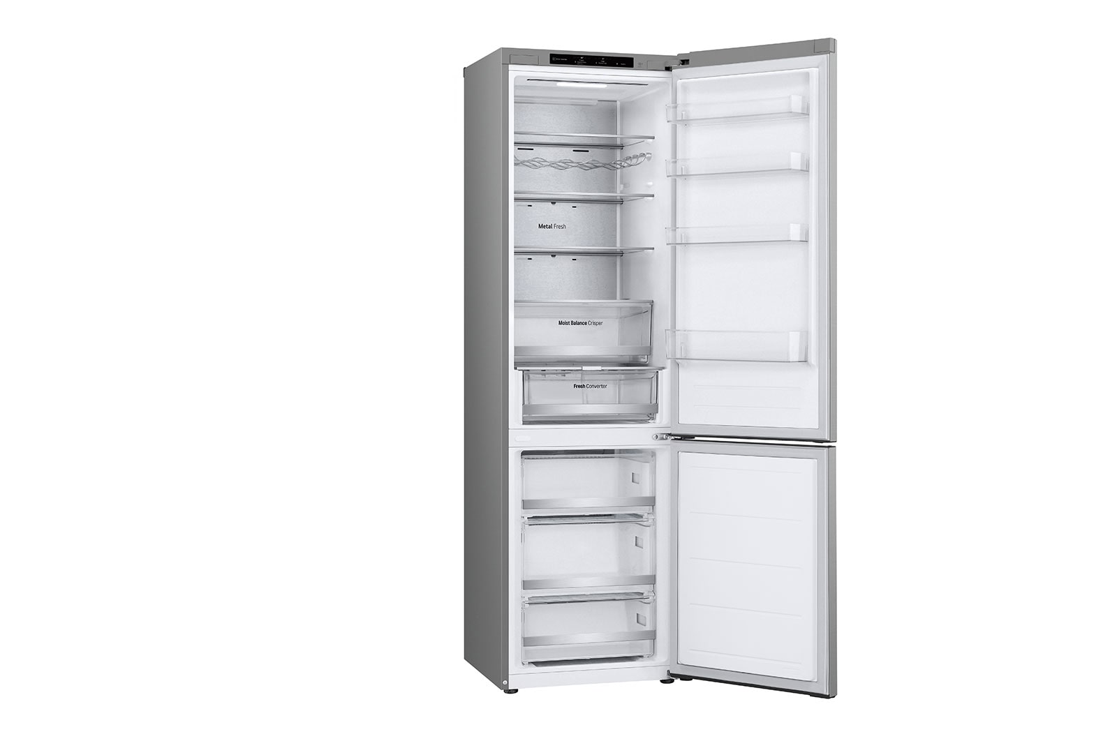 LG Kombinovaná chladnička LG | C | 387 l | Smart Invertorový kompresor |Stříbrná, GBV5240CPY
