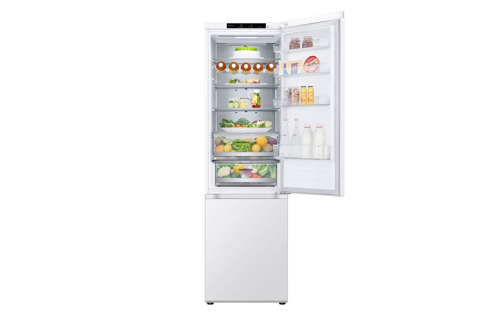 LG Kombinovaná chladnička LG | C | 387 l | Smart Invertorový kompresor |DoorCooling+™|Bílá, GBV5240CSW