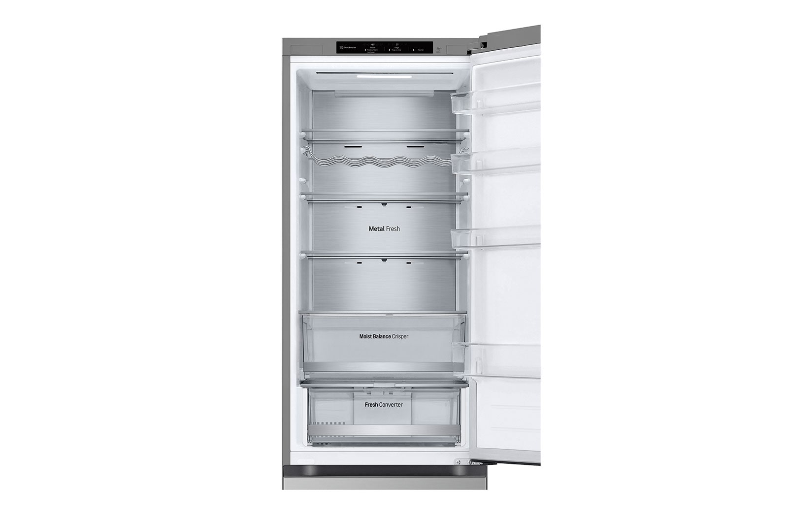 LG Kombinovaná chladnička LG | D | 387 l | Smart Invertorový kompresor | DoorCooling+™, GBV5240DPY