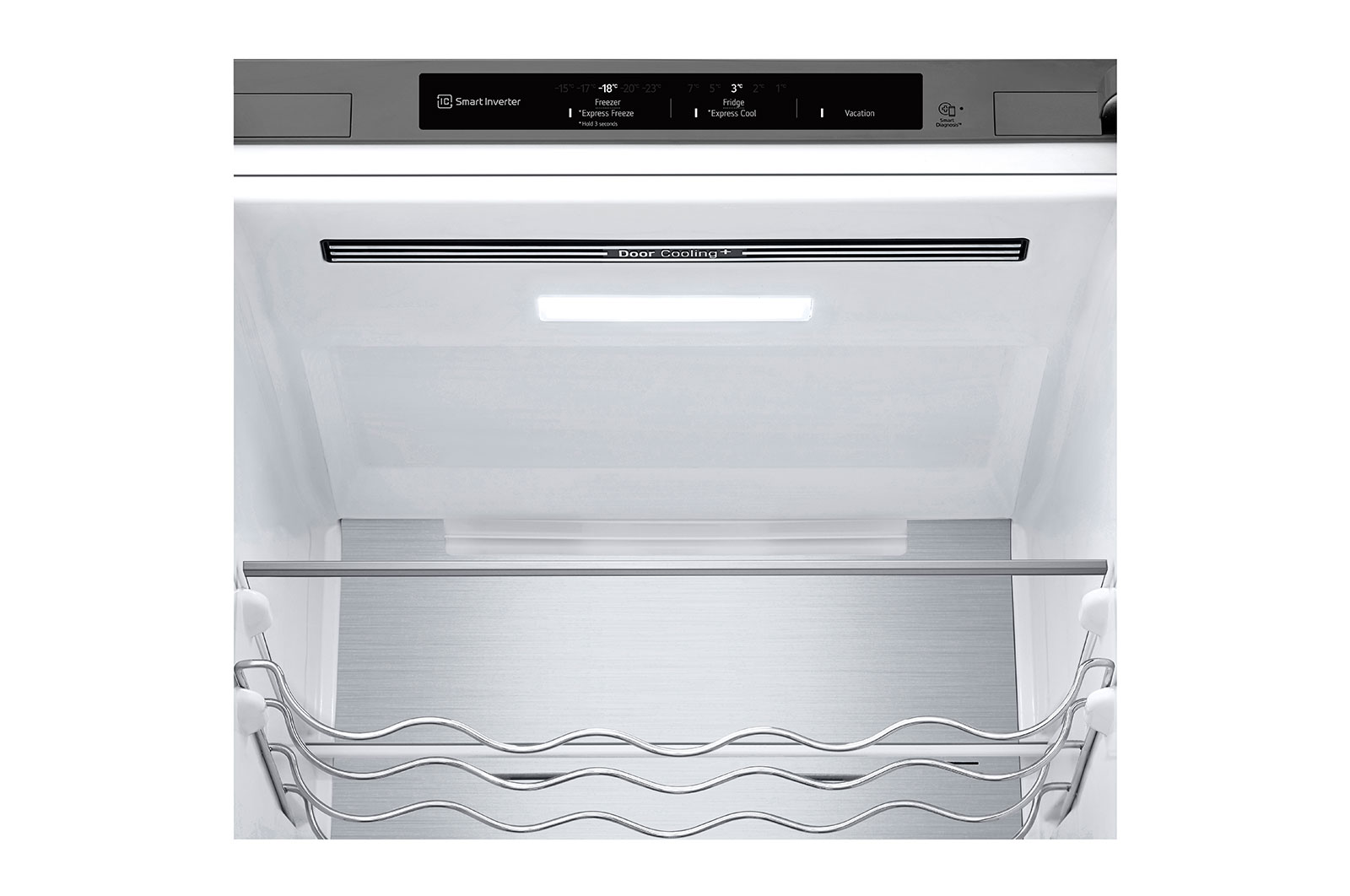 LG Kombinovaná chladnička LG | D | 387 l | Smart Invertorový kompresor | DoorCooling+™, GBV5240DPY
