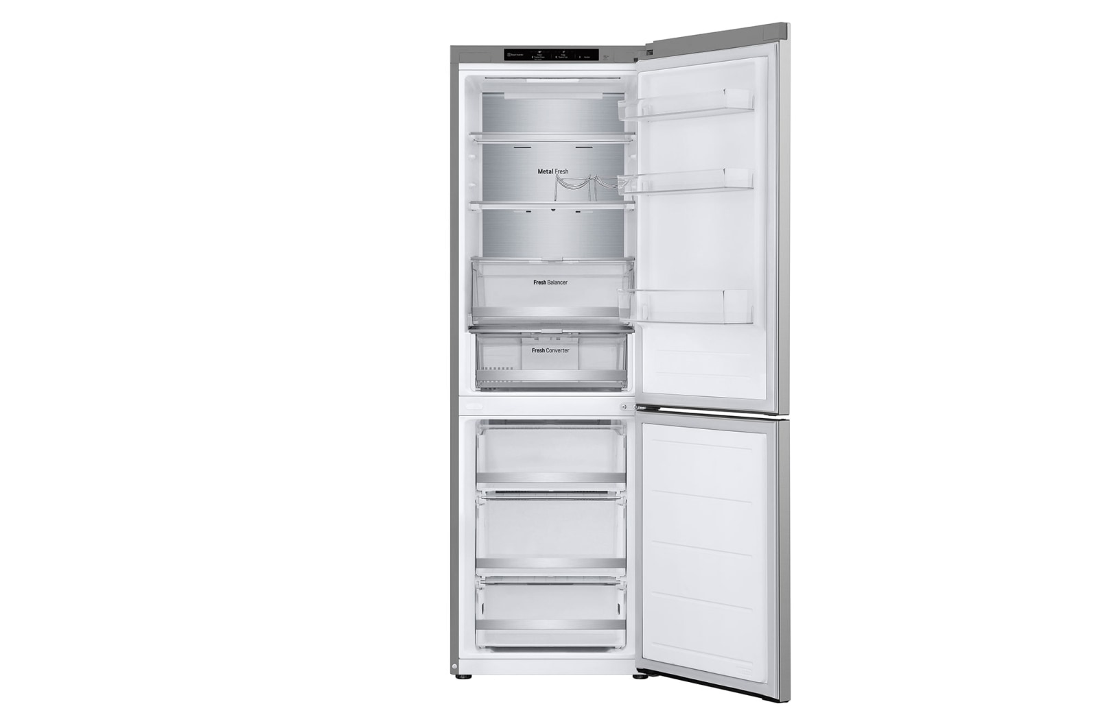 LG Kombinovaná chladnička LG | C | 344 l | Smart Invertorový kompresor |Stříbrná, GBV7180CPY