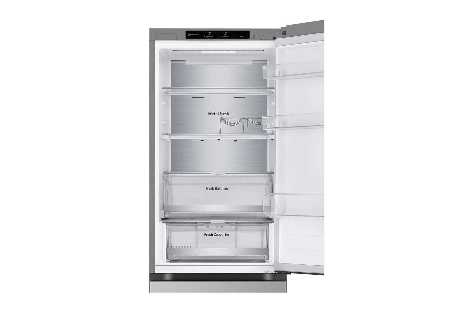LG Kombinovaná chladnička LG | C | 344 l | Smart Invertorový kompresor |Stříbrná, GBV7180CPY