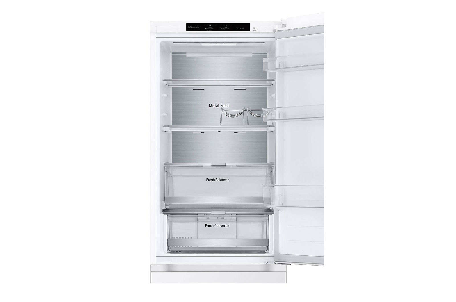 LG Kombinovaná chladnička LG | C | 344 l | Smart Invertorový kompresor |Bílá, GBV7180CSW
