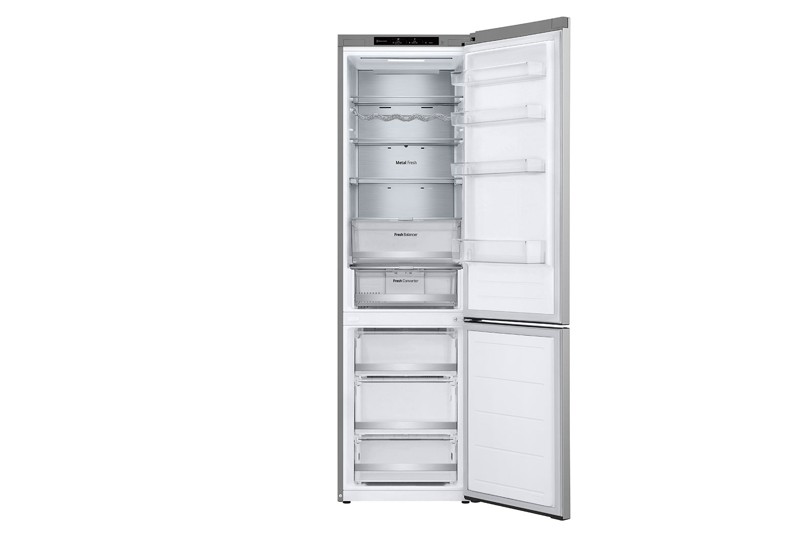 LG Kombinovaná chladnička LG | B | 387 l | Smart Invertorový kompresor |Stříbrná, GBV7280BPY